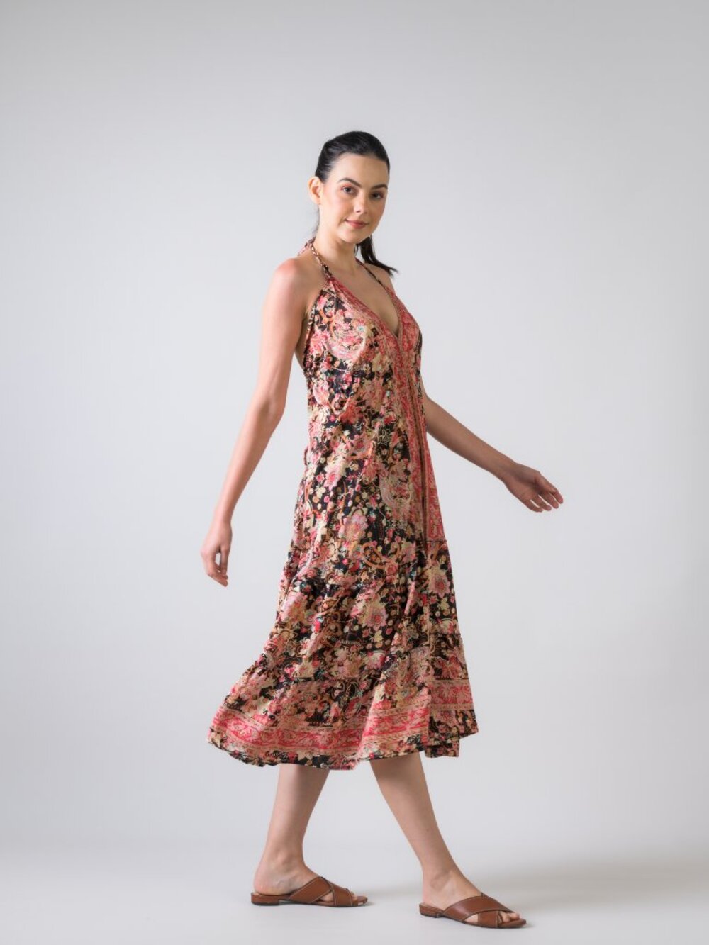24.) Rhea Dori Pattern Dress (Assorted) - Picture 10 of 11